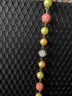 Vintage 80 s Gold Tone   Faux Pearls Sweater Guard Clips