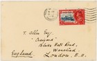 Trinidad   Tobago 1935 Silver Jubilee 3c On Cover To Wanstead Gb From Reid