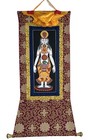 7 Chakra Kundalini Healing Original Tibetan Thangka Painting With Silk Brocade