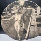 Vtg Nude Singer Madonna Dj Slipmat Felt Record Pad Turntable