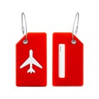 4 Pack Luggage Tag  Baggage Handbag School Bag Suitcase Tag Label With Name I   