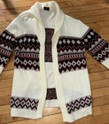 Vtg 1960s Cardigan Sorcerer Knit Aztec