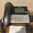 Vtech Model Cs5249 Expandable Corded Answering System Desk Phone W  Cables