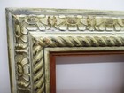 Vtg Wide Heavy Solid Wood Ornate Pic Frame Fits 8 X 10 Measures 17 1 2  X 15 1 4