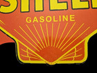 Porcelain Shell  Enamel Sign 18x18 Inches Double Sided