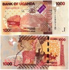 Uganda 1000-50000 Shillings 6 Pieces Set  2019-2021  P-49-54  Unc