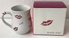Mary Kay Coffee Cup 14 Oz Mug Kisses Lipstick Color Names Vintage Collectable