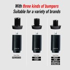 Crical Pool Billiard Cue Extension  Metal  2 3 4 8 Inch  3 Bumpers