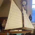 Large Wooden Sailing Ship Model beautiful l  k 