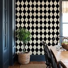 Simon siff Retro Peel And Stick Wallpaper Black And White Plaid Wallpaper