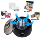 500ml Electric Wax Heater     Hot Wax Machine Paraffin Warmer Hair Removal Epilato