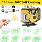 Laser Level 360 Self Leveling  16 Lines 4  360   Green Pulse Mode Levels For Fl   