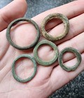 Celtic Ring Proto Money Ancient Currency Bronze Antique Metal Detecting Find 6