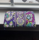 Vera Bradley All Around Zip Accordian Wallet - Heather Purple