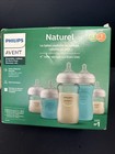 Philips Avent Glass Baby Bottle With Natural Response Nipples Clear Newborn