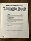 Vintage 1967 Walt Disney s The Jungle Book Easy Piano Sheet Music Songbook