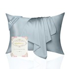 2 Pack 100  Mulberry Silk Pillowcases For Hair   Skin  Soft Hidden Zipper  Stand
