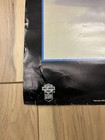Vintage 80s Harley Davidson Poster 23x34 5  Sexy Biker Garage Decor Shovelhead