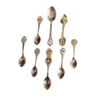Vintage Souvenir Mini Spoons Collectible Lot Of  8 