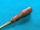 Vintage Fulton 1 2  Socket Firmer Chisel W Wood Handle - 10-1 2  Oal Square Edge