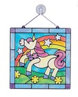 Melissa   Doug Stained Glass Made Easy Unicorn Rainbow Art Activity Sticker Kit 