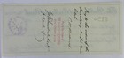 1897 Bullion And Exchange Bank Carson City Nevada Antique Check 129 Years Old