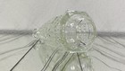 Antique Automobile Clear Bud Vase Flower Etched Hurst