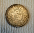 1941 British India One Rupee  500 Silver Coin