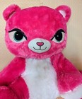 Dan Dee Collector   s Choice Pink Cuddly Plush Cat Sparkling Eyes Rare 27  Sitting