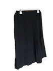 Vtg Nwt Alfred Dunner 100  Wool Black Usa Made Skirt Women   s Size 14