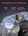 Electric Food Stand Mixer 5 1 Qt Dough Mixer 10   P Speeds Kitchen Food Beater