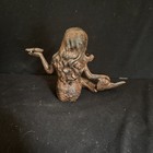 Vtg Cast Iron Mermaid Starfish Tropical Tiki Decor Figurine Statue Bookend 6 50   