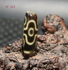 Energy Vintage Tibetan Old Agate Ivory Color Guiren 2 Eyed To Pure Dzi Bead 2         