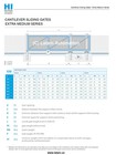 Beninca Himotions Cantilever Sliding Gates 9-wheels Xm Support Support Roller Xm