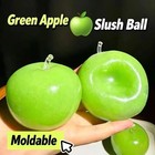 New Handmade Crispy Green Apple Squishy Stress Ball Crunchy Squeeze Fidget Toy