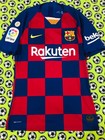 New Nike Vaporknit Fc Barcelona Home Soccer Jersey Lfp 2019 2020 Lionel Messi M