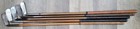 5 Antique Vintage 1920s Hickory Wood Shaft Golf Putters Nicoll Thistle Lancaster
