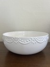 Ceriart Large White Serving Bowl Lace Pattern