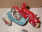 Vintage Cast Iron Hubley Toy Motorcycle Police Cop 1724b W  Side Car   Passenger