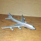 Vtg A601 Boeing 747 American Airlines Diecast Metal Model Plane Aviation 5 1 2 