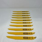Dewalt Yellow 9  6 Tpi Recip Blades Dwar966  10-pack 