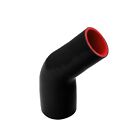 2  To 2 5  45d Reducer 51-63mm Coupler Black Turbo Intake Silicone Hose clamp