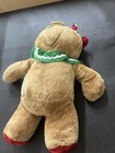 Gingerbread Girl Stuffed Plush Toy 16  Dandee Collector s Choice Brown Red Feet