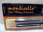 Vintage Monticello Pen And Pencil Set Cl880  Brass Casing  New Unopened 1975   -