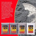 Mjr Tumblers Rock Tumbler Grit Kit Refill For 12lb Barrel  Grey