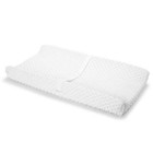 Contoured Waterproof Baby Diaper Changing Pad  Includes Cover  White