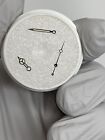 Handset   Mercedes   Light Patina Non Glow   Fits Swiss Eta Caliber 28xx Series