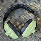 Banz Infant Hearing Protection Ear Muffs Adjustable Headband Green black