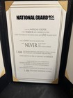 Army National Guard Gold Level Certificate Of Appreciation Extend To Defend