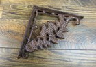 2 Vintage Look 8 1 2  X 8 1 2  Hd Cast Iron Fern Ivy Vine Design Shelf Brackets